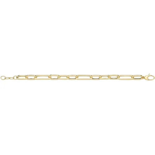 9ct Yellow Gold Hollow Bracelet 6.50g